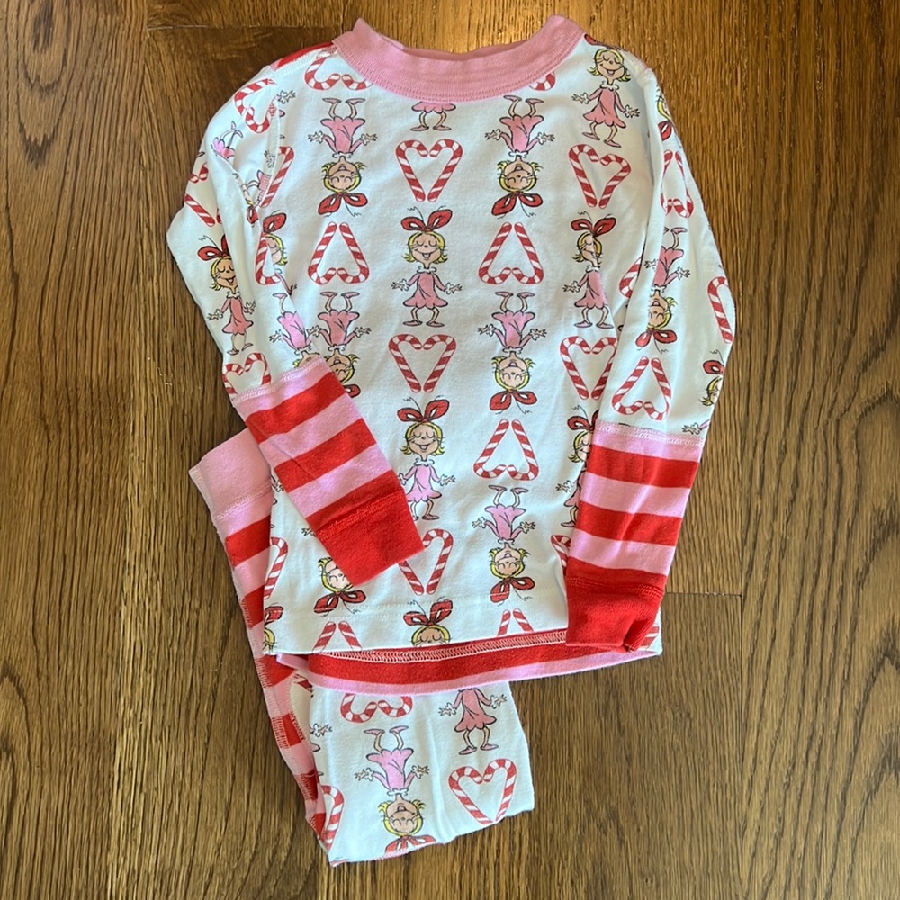 Hanna Andersson pajama set girls size 4